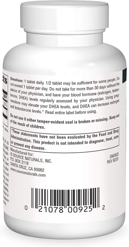Source Naturals Pregnenolone 50 mg - 120 Tablets