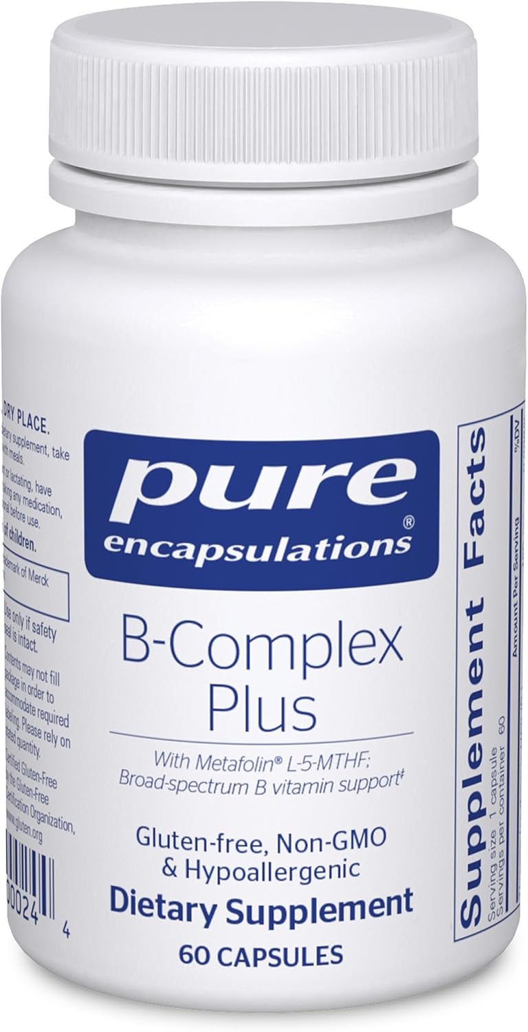 Pure Encapsulations B-Complex Plus, 60 Capsules - görsel 1