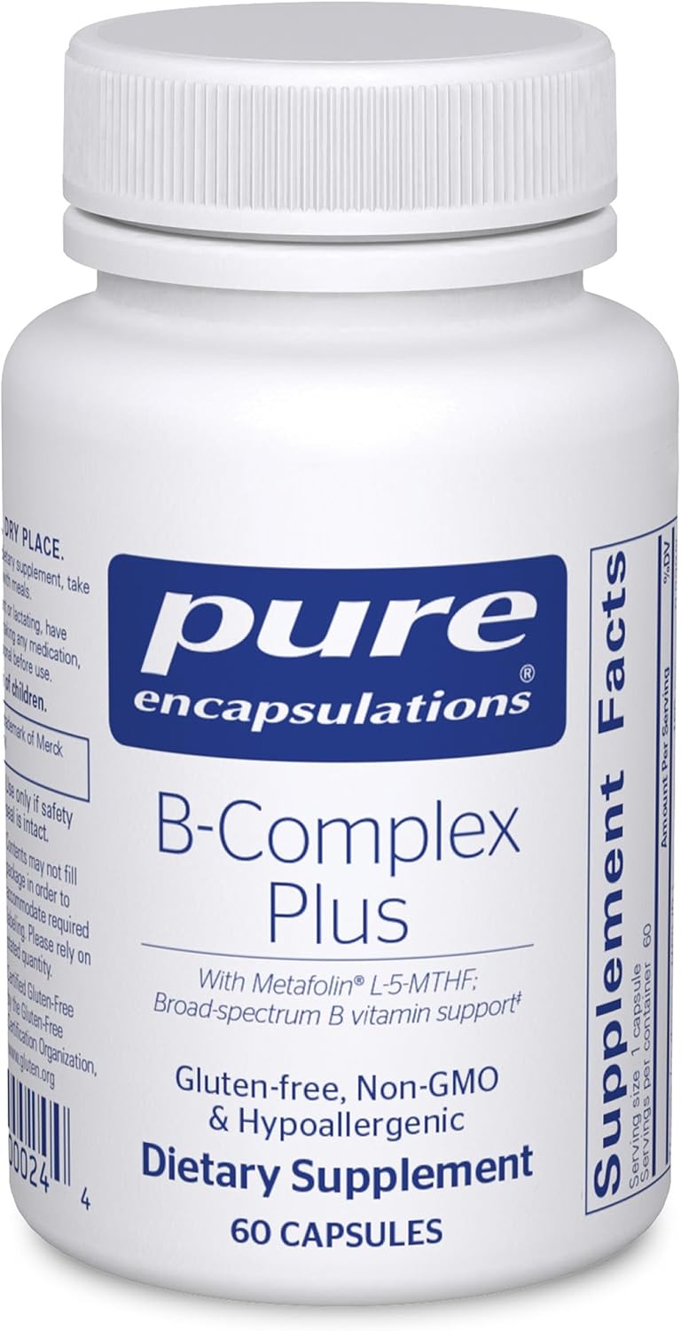 Pure Encapsulations B-Complex Plus – B Vitamins Supplement, 120 Capsules - görsel 8