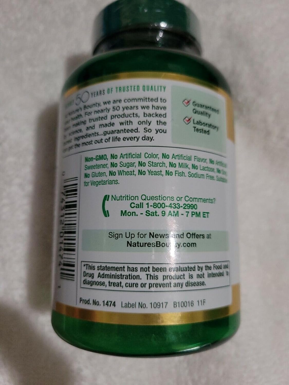 Nature's Bounty Pure Vitamin C 500 mg Tablets – 9 Bottles, 250 Tablets Each - görsel 4