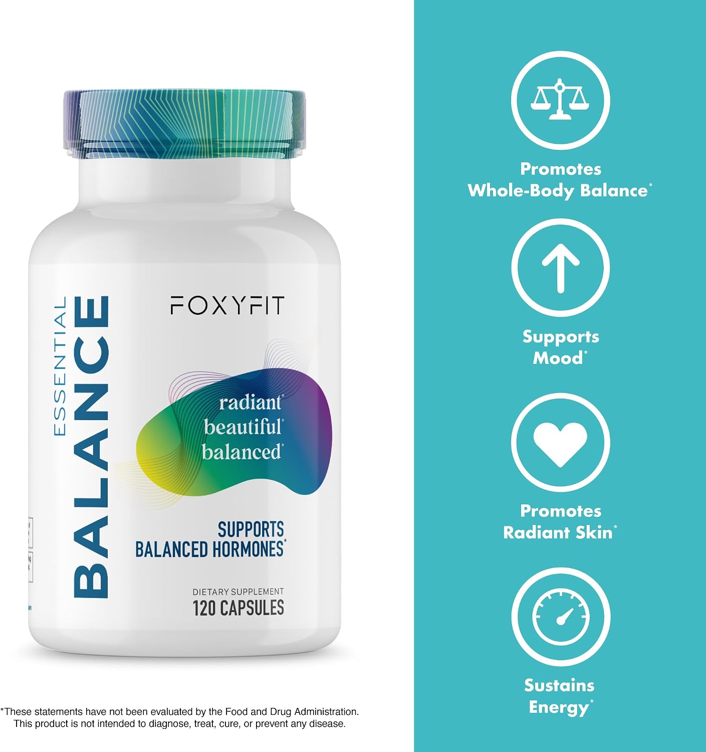 Foxy Fit Essential Balance Hormonal Support Supplement for Women - görsel 4
