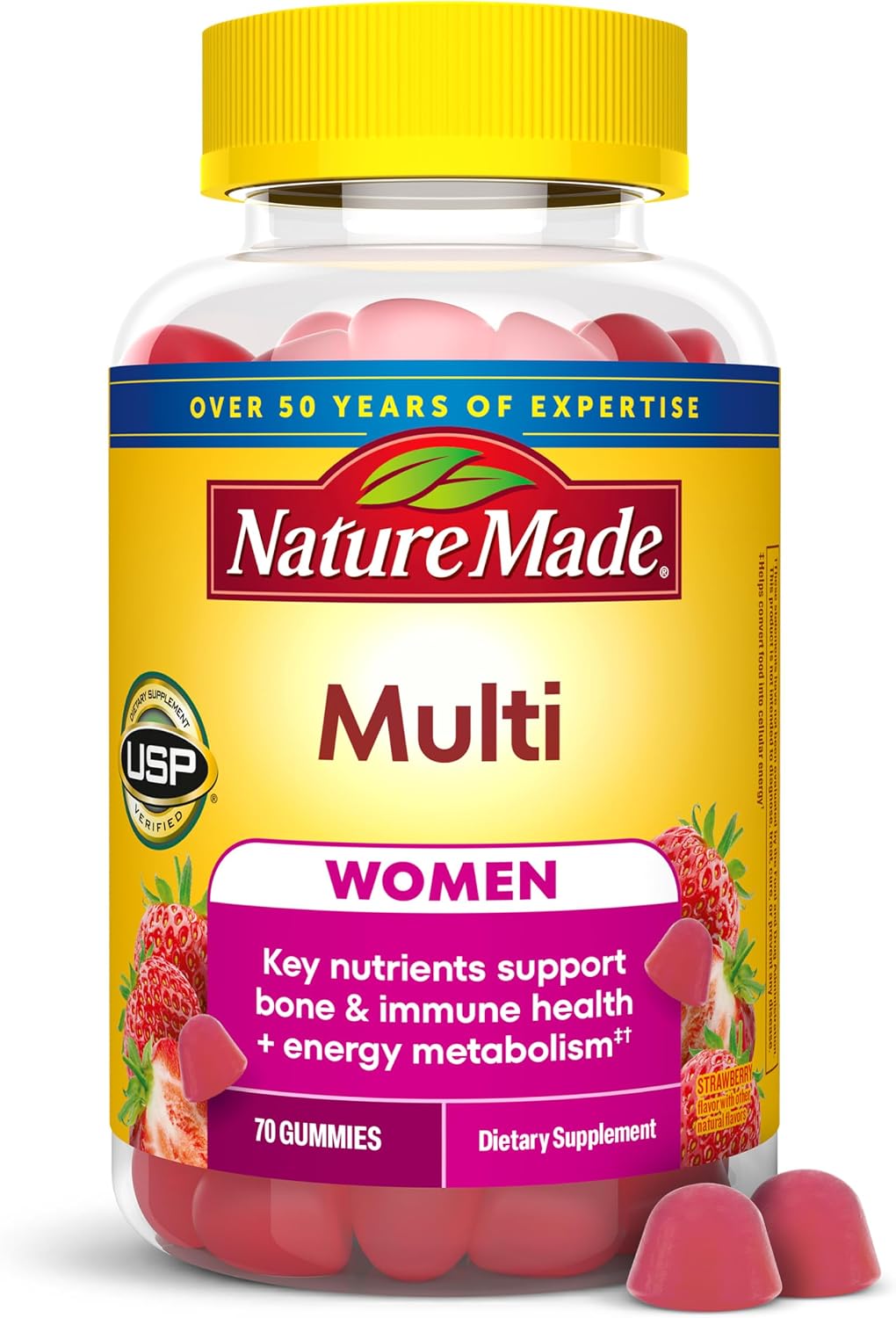 Nature Made Women's Multivitamin Gummies, 70 Count - görsel 1