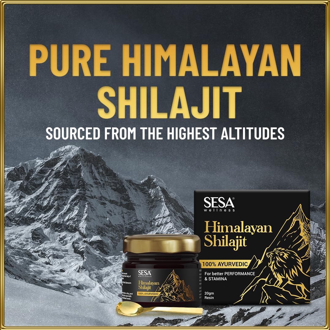Sesa Himalayan Shilajit Resin – 100% Ayurvedic Fulvic Acid Trace Mineral Supplement - görsel 2