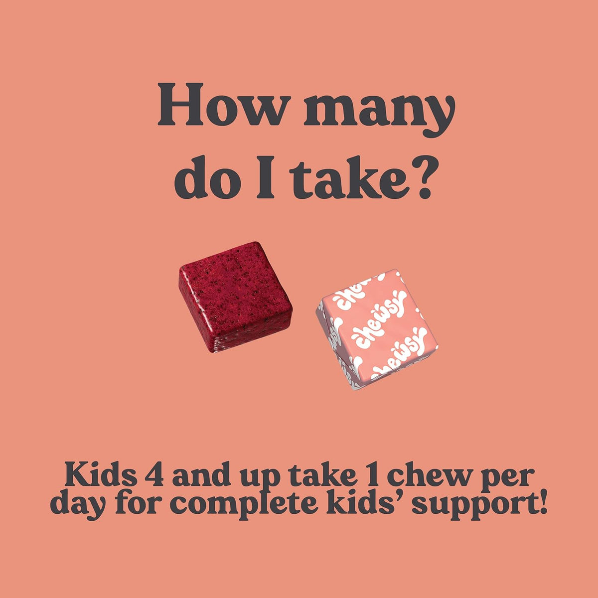 Chewsy Kids' Multivitamin – Wild Berry Flavour Chews with Probiotics & Superfoods, 30-Day Supply - görsel 5