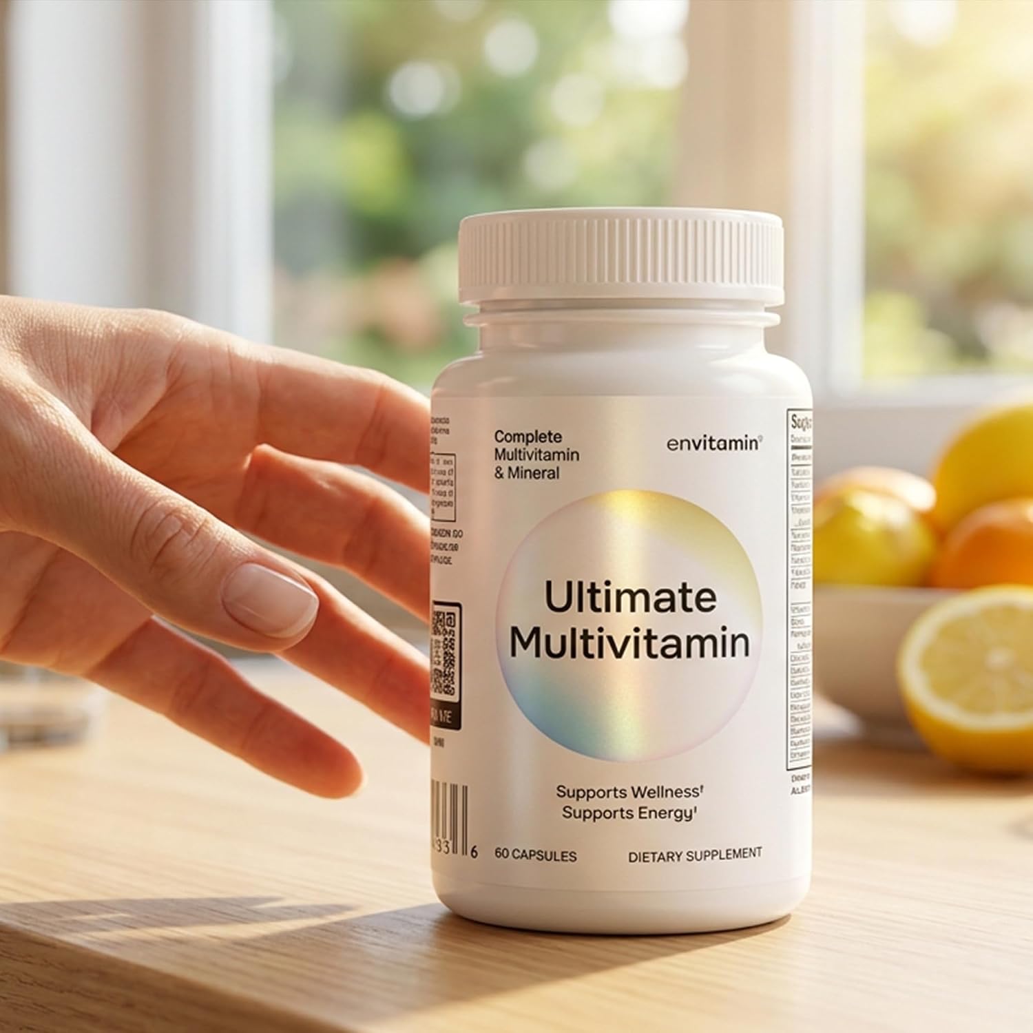 envitamin Ultimate Multivitamin Multimineral and Superfood with 42 Fruit and Vegetable Blend, 60 Capsules - görsel 2