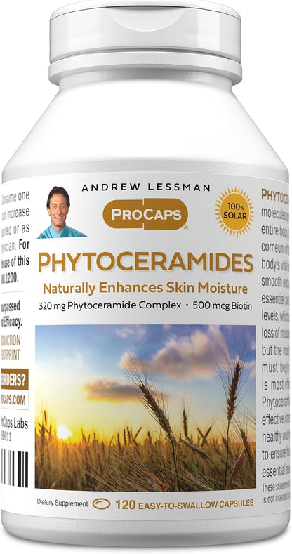 ANDREW LESSMAN Phytoceramides with Biotin - 120 Softgels