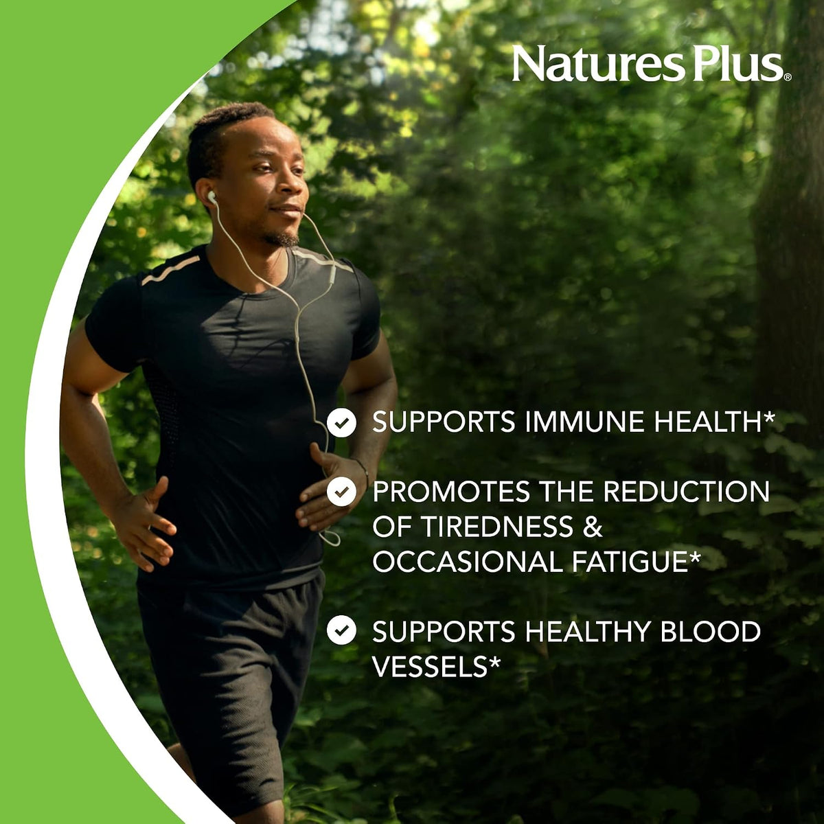NaturesPlus Orange Juice Jr. Vitamin C Chewable Tablets - 100 mg - 180 Tablets - görsel 4