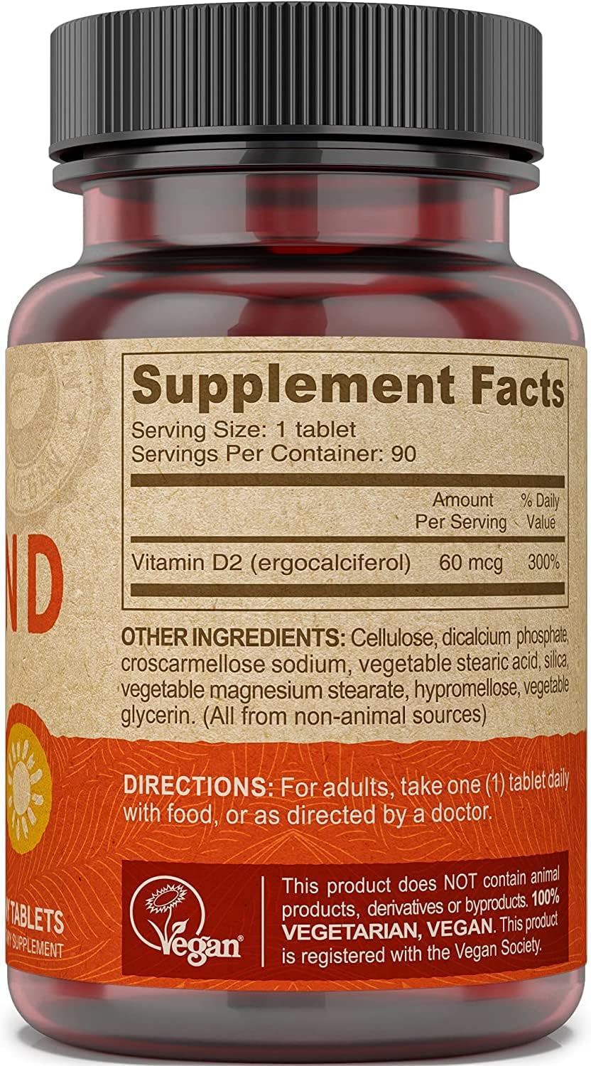 DEVA Vegan Vitamins Vitamin D 800 IU, 90 Tablets - görsel 2