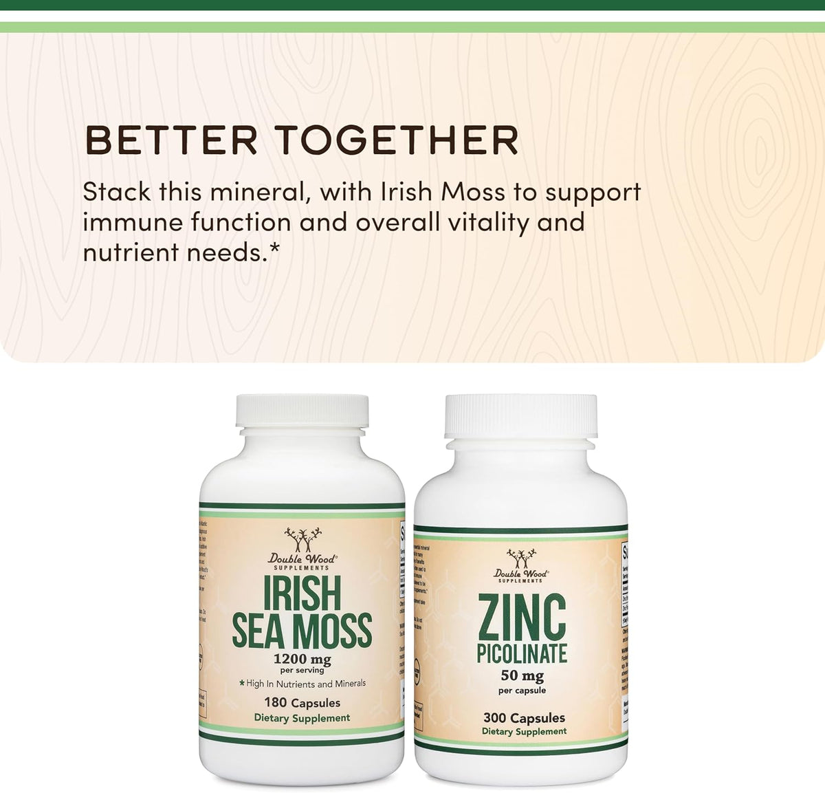 Irish Sea Moss Capsules - 1,200mg per Serving, 180 Count - görsel 5