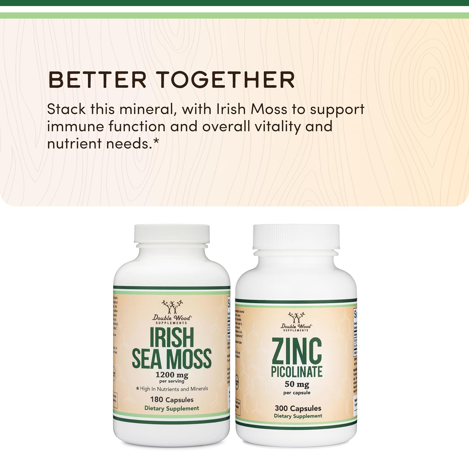 Irish Sea Moss Capsules - 1,200mg per Serving, 180 Count - görsel 5