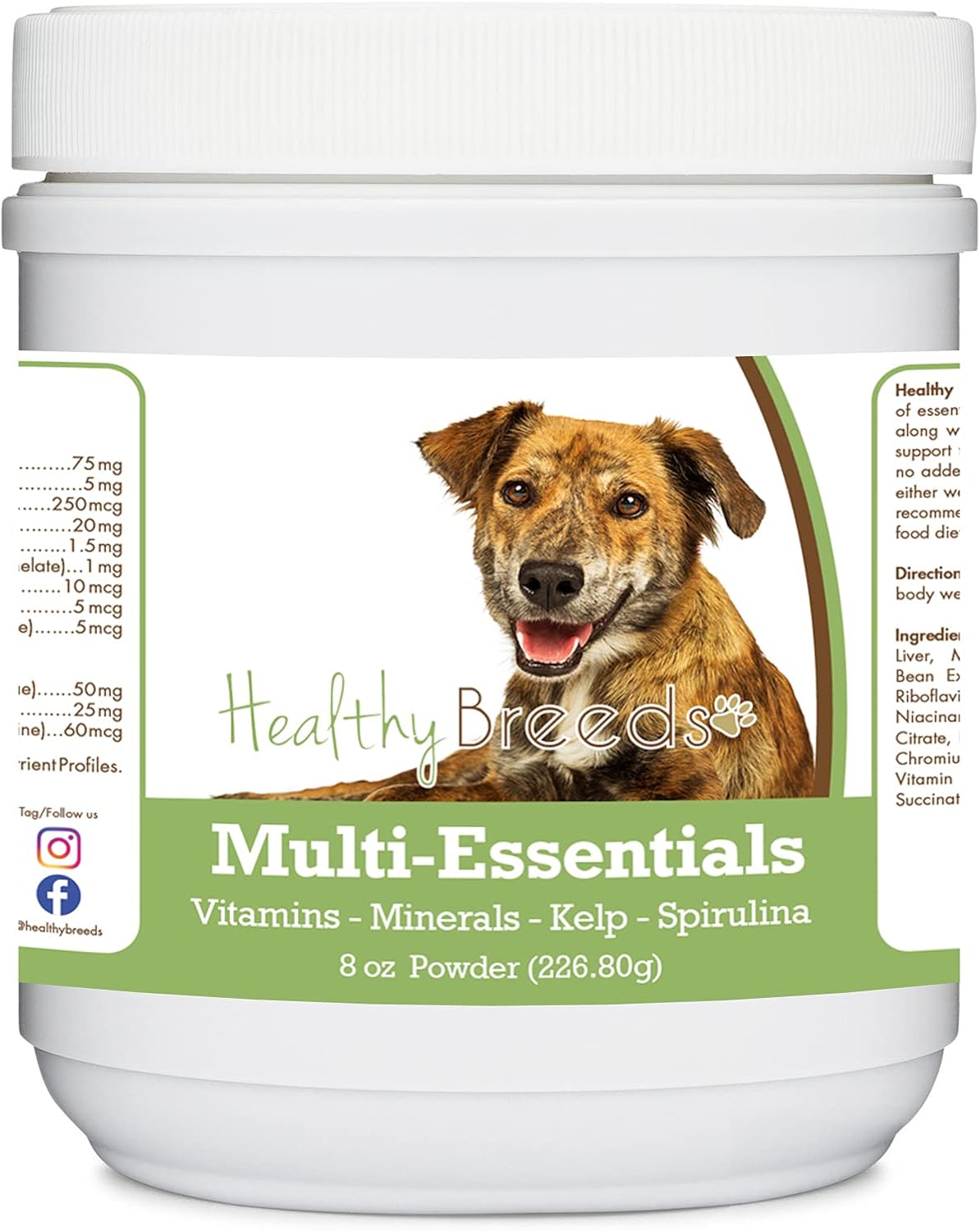 Healthy Breeds Plott Multi-Essentials Powder for Dogs - A Complete Supplement of Vitamins, Minerals & Antioxidants - 227 g - görsel 1