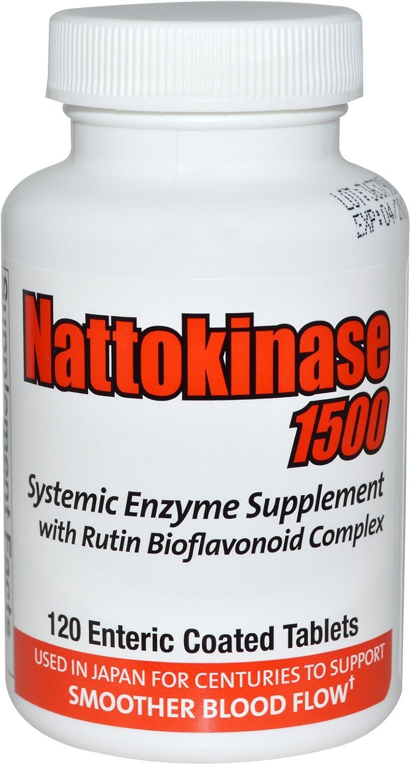Nattokinase Supplement 1500FU – Systemic Enzyme for Circulation Support - görsel 1