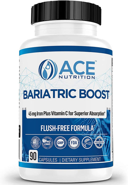 Bariatric Boost One-A-Day Multivitamin – 90-Day Supply with 45mg Iron