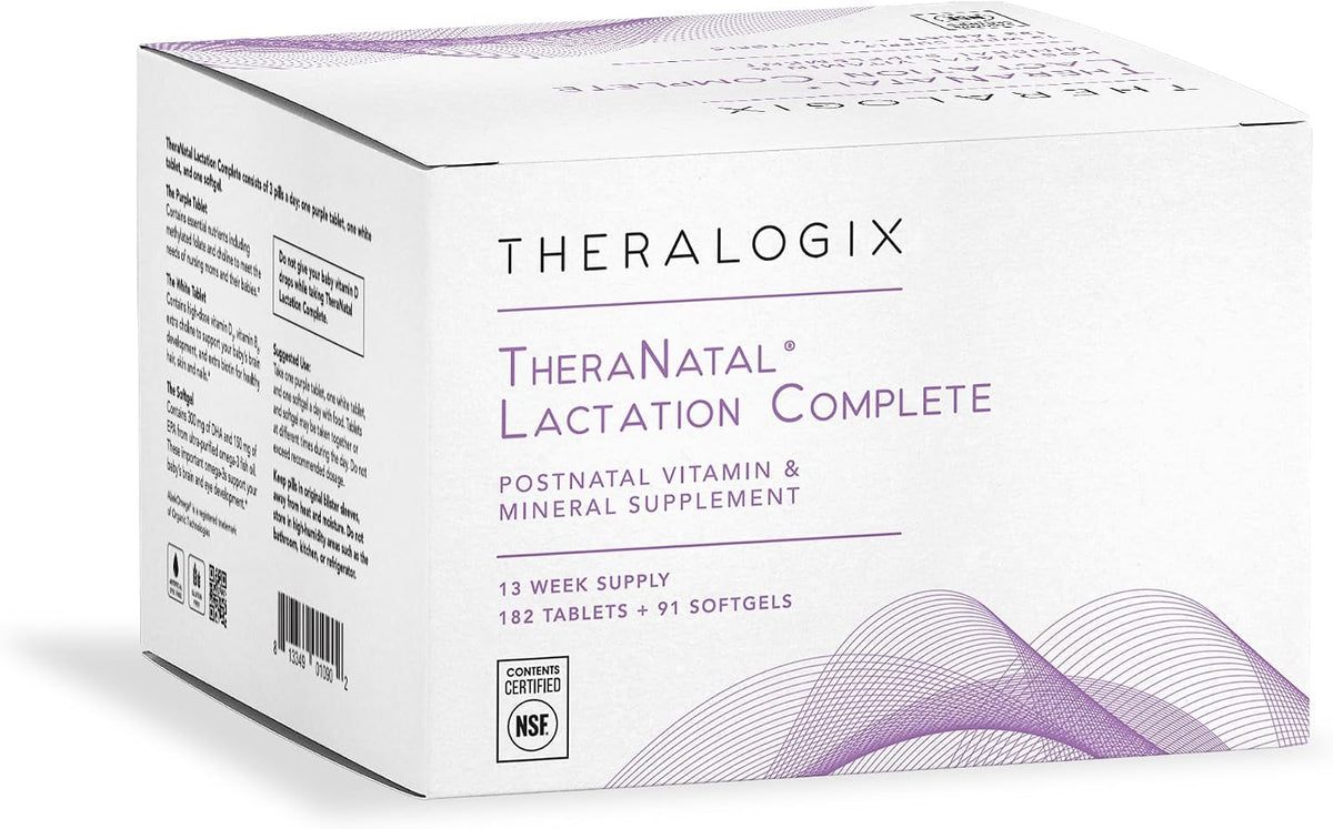 Theralogix TheraNatal Lactation Complete Postnatal Vitamin Supplement (13-Week Supply) - görsel 1