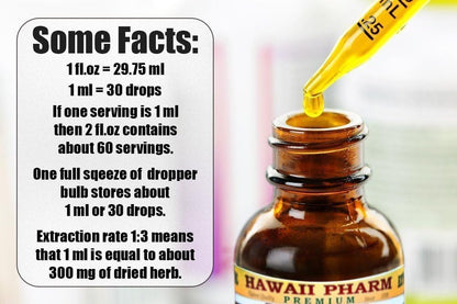 Hawaii Pharm Gymnema Liquid Extract Tincture - 120ml (4 fl oz)