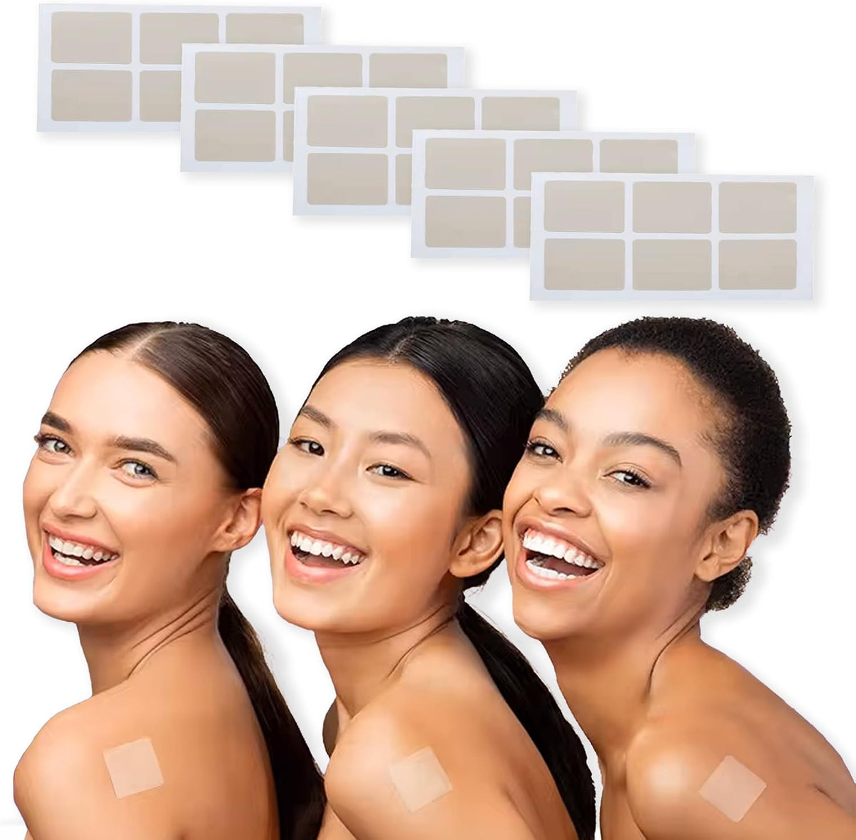 BUONVEZZO Energy Patches (30 Pack) | Plant-Based, Water-Resistant | Natural Ingredients for Focus, Mood & Energy - görsel 1