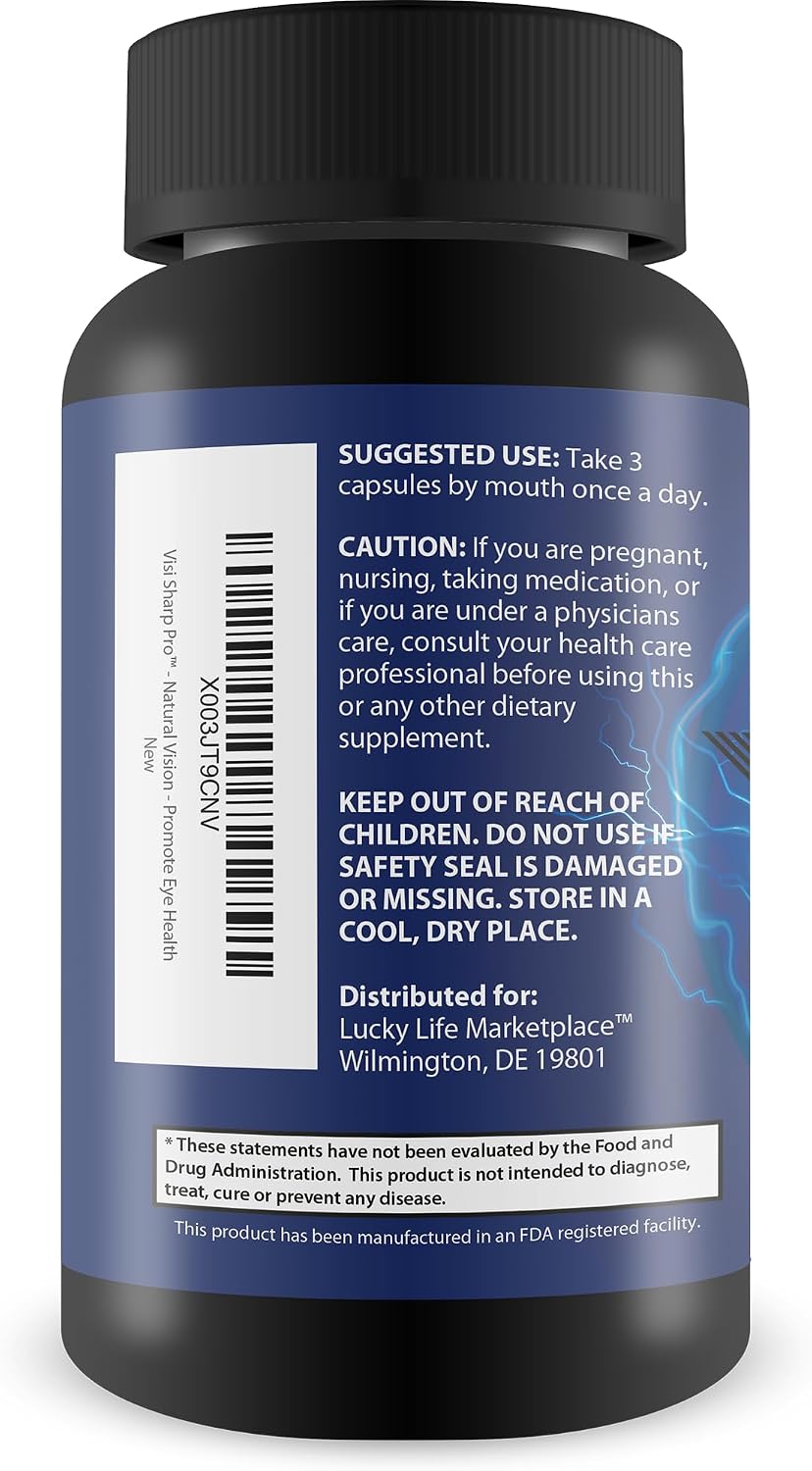 Visi Sharp Pro - Natural Vision Support Food Supplement - görsel 3