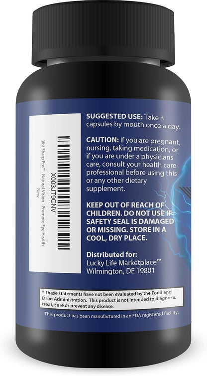 Visi Sharp Pro - Natural Vision Support Food Supplement