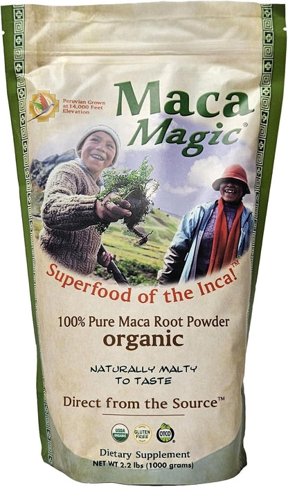 Maca Magic: 100% Organic Raw Maca Powder (1kg) - Peruvian Premium Grade Superfood