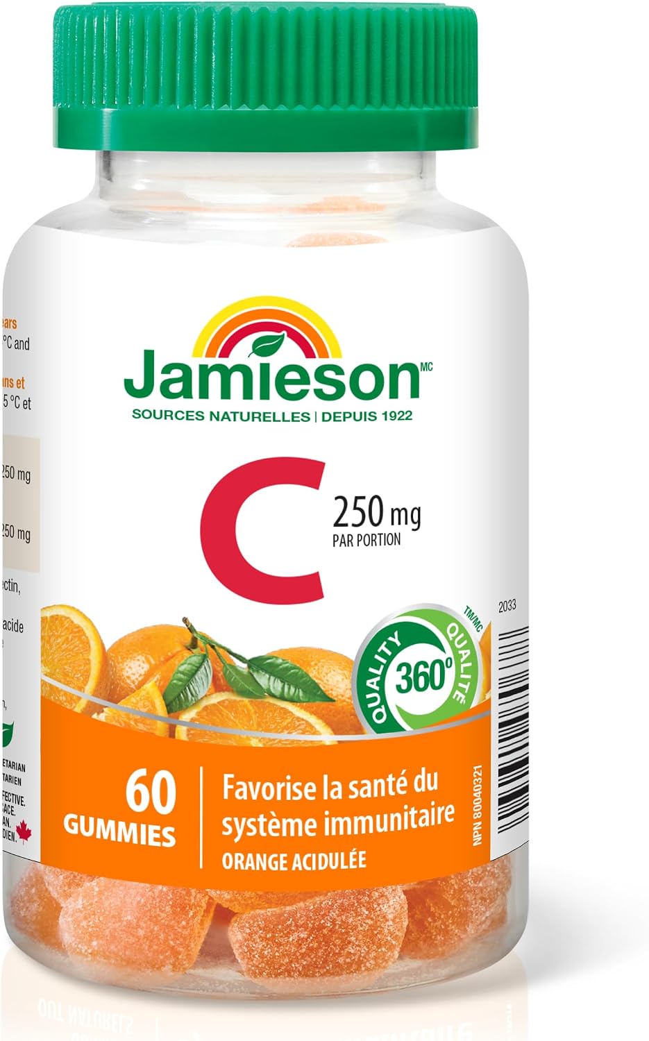 Jamieson C Gummies 250mg Orange 60 Gummies - görsel 2