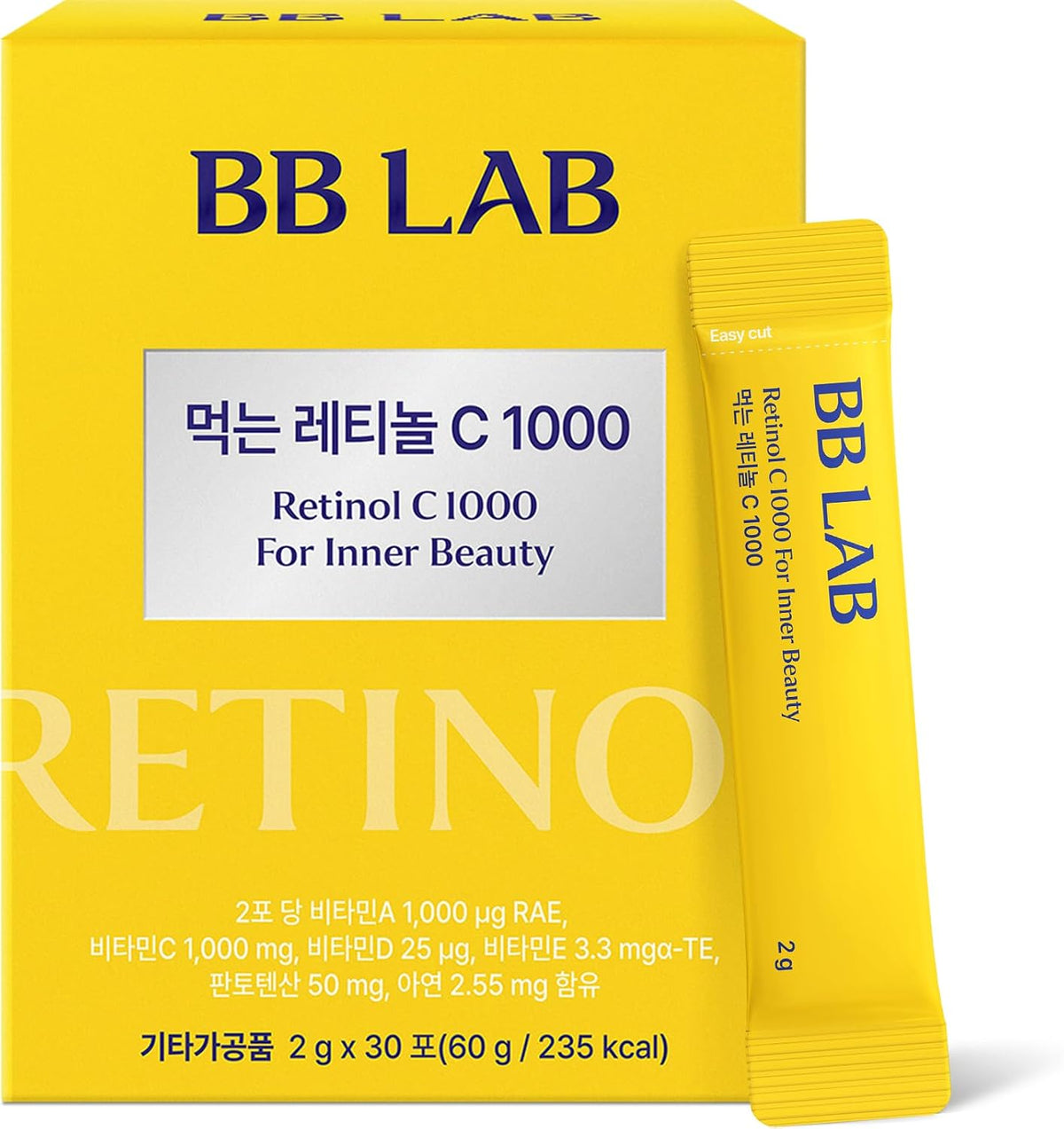 BB LAB Retinol C 1000 - Powder Blend with Vitamin C, Retinol, Vitamin E, B5 & Zinc - görsel 1