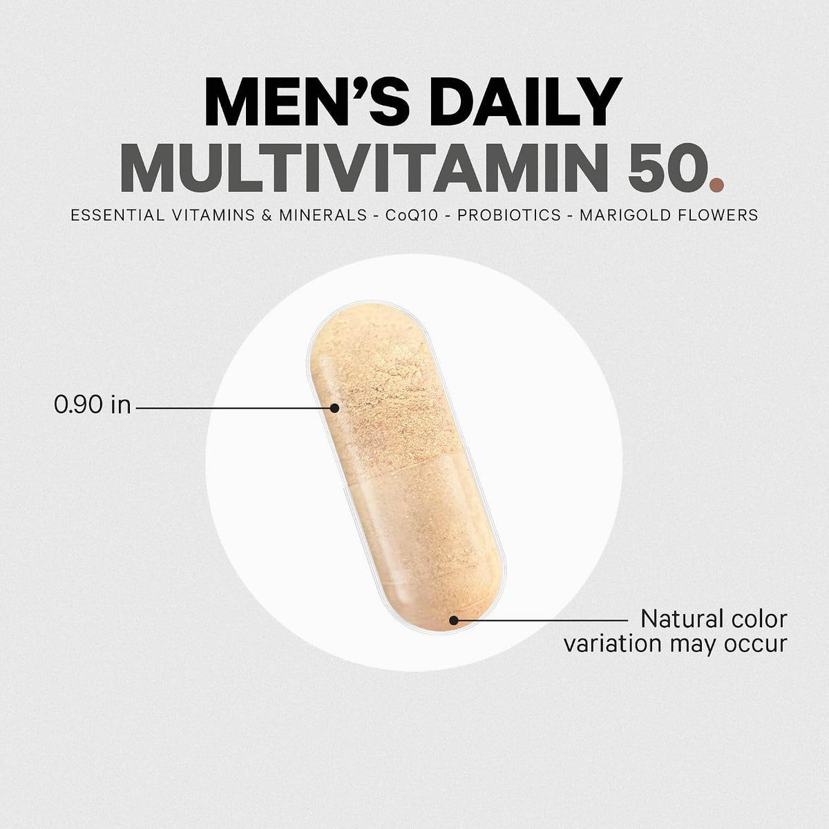 Codeage Men's Multivitamin 50 – Daily Multivitamin for Men Over 50 - görsel 8