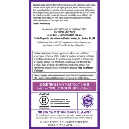 New Chapter Women's Multivitamin 40+ – Every Woman's One Daily, 48 Tablets