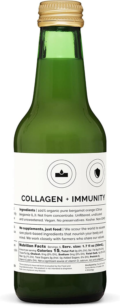 100% Organic Bergamot Juice - 250ml (Pack of 12) – Supports Collagen Production – Rich in Flavonoids – Undiluted, No Added Sugar – Non-GMO