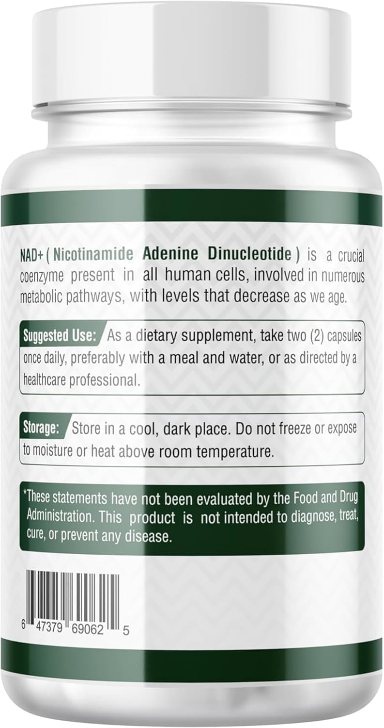 Probase Nutrition NAD Supplement 500mg – High Potency NAD+ Maximiser (30-Day Supply) - görsel 2