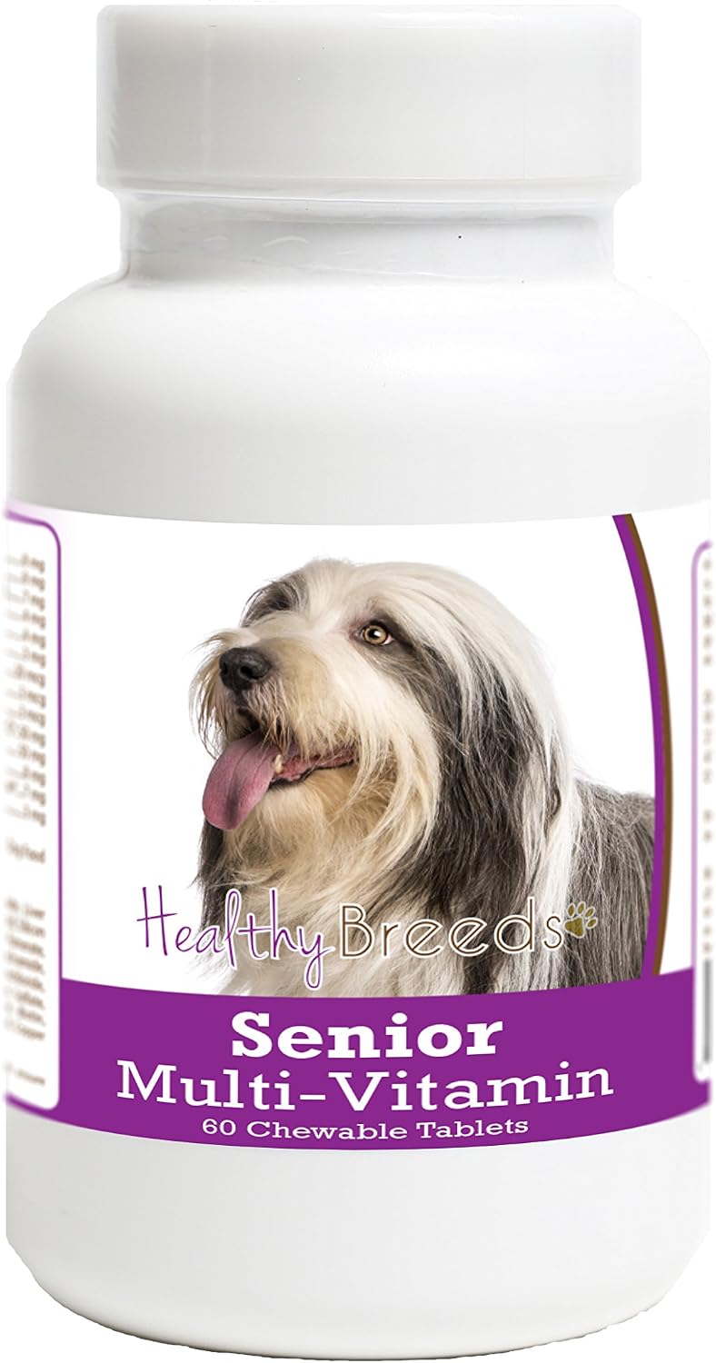 Healthy Breeds Bearded Collie Senior Dog Multivitamin Tablets 60 Count - görsel 1