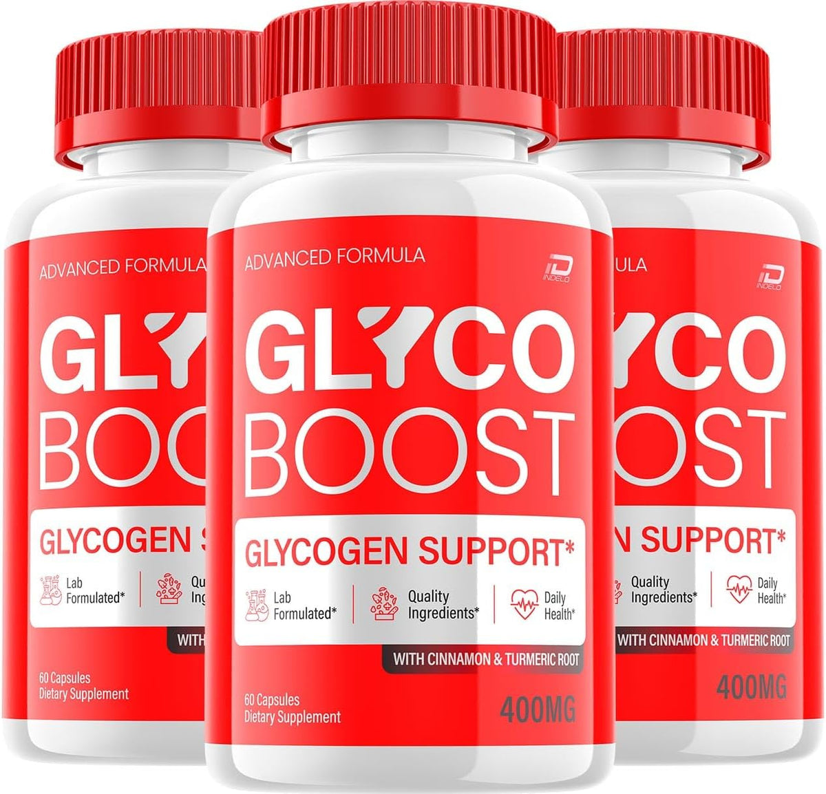 Glyco Boost Capsules – Advanced Supplement for Metabolic Support, Natural Formula for Normal Glucose Levels, High Strength, 3-Pack (180 Capsules) - görsel 1