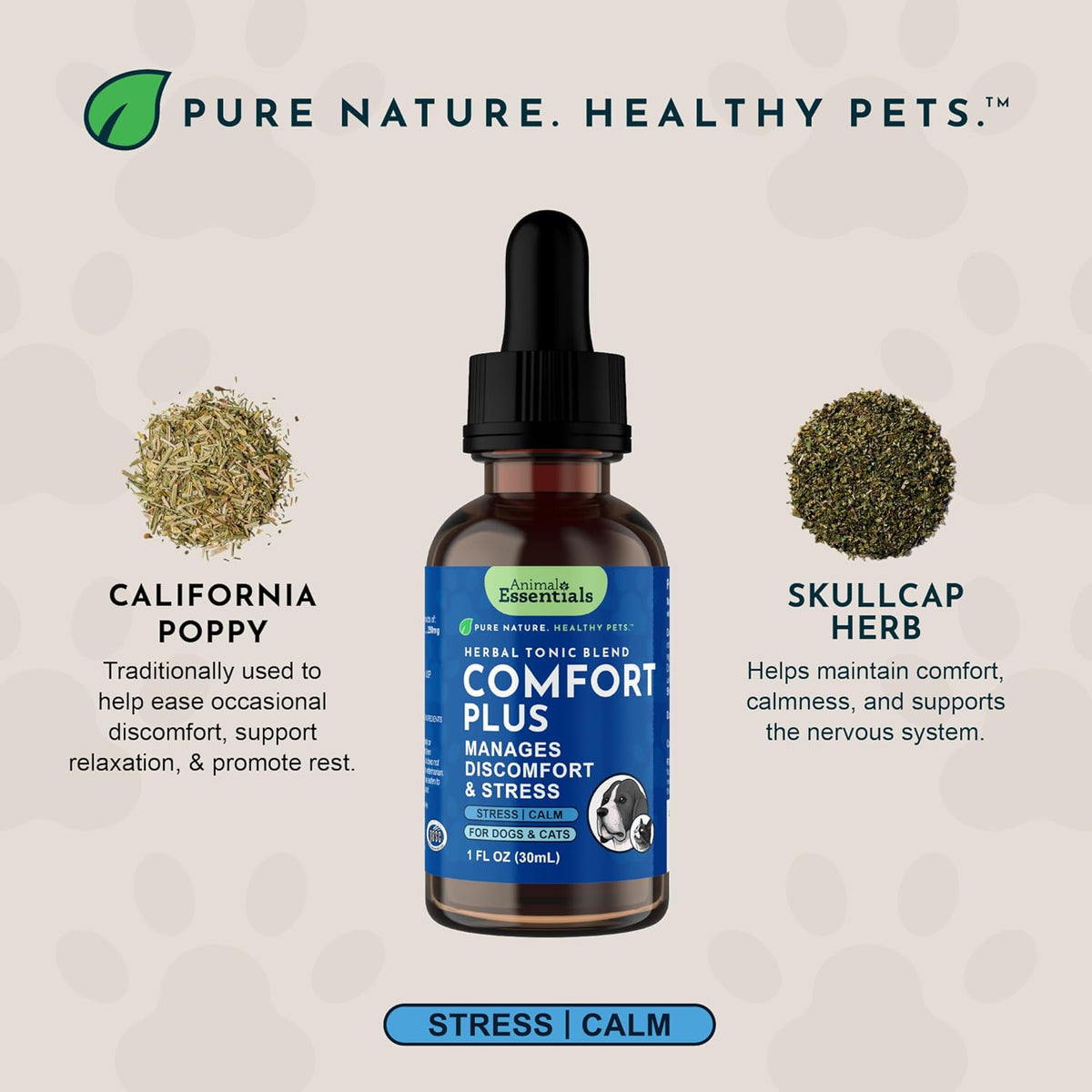 Comfort Plus Herbal Formula for Dogs & Cats, 60 ml - görsel 3