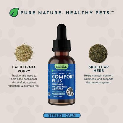 Comfort Plus Herbal Formula for Dogs & Cats, 60 ml