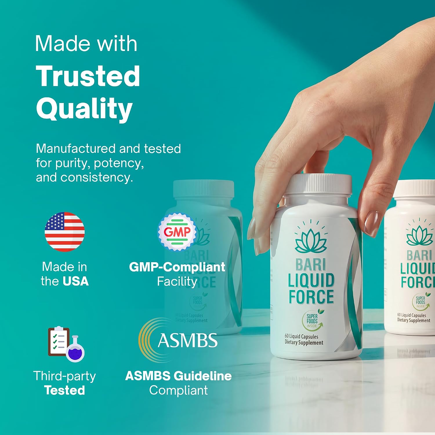 Post Bariatric Multivitamin – 3 Pack of Liquid Force Multivitamin (90-Day Supply) - görsel 9