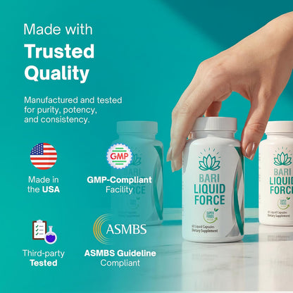 Post Bariatric Multivitamin – 3 Pack of Liquid Force Multivitamin (90-Day Supply)