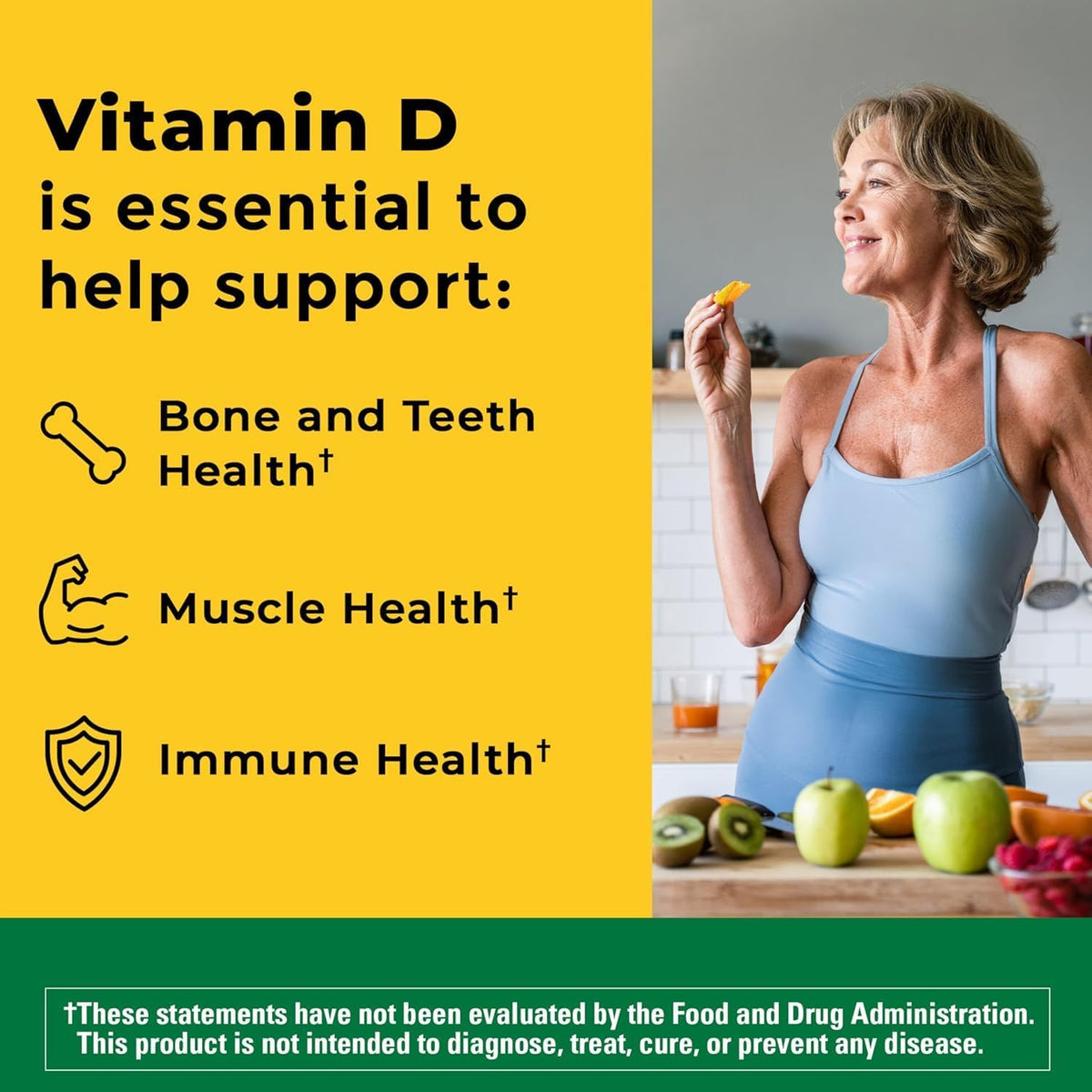 Vitamin D3 2000 IU (50 µg) Food Supplement – 100 Tablets - görsel 5