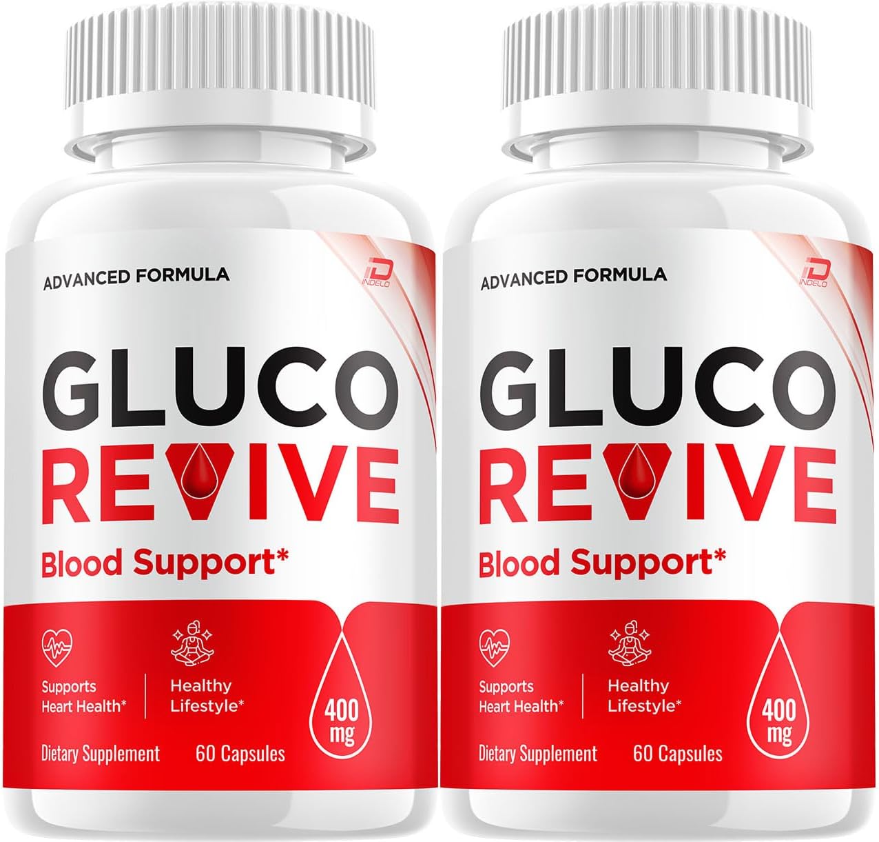 GlucoRevive Capsules – All-Natural Formula to Support Healthy Levels (2-Pack, 120 Capsules) - görsel 1