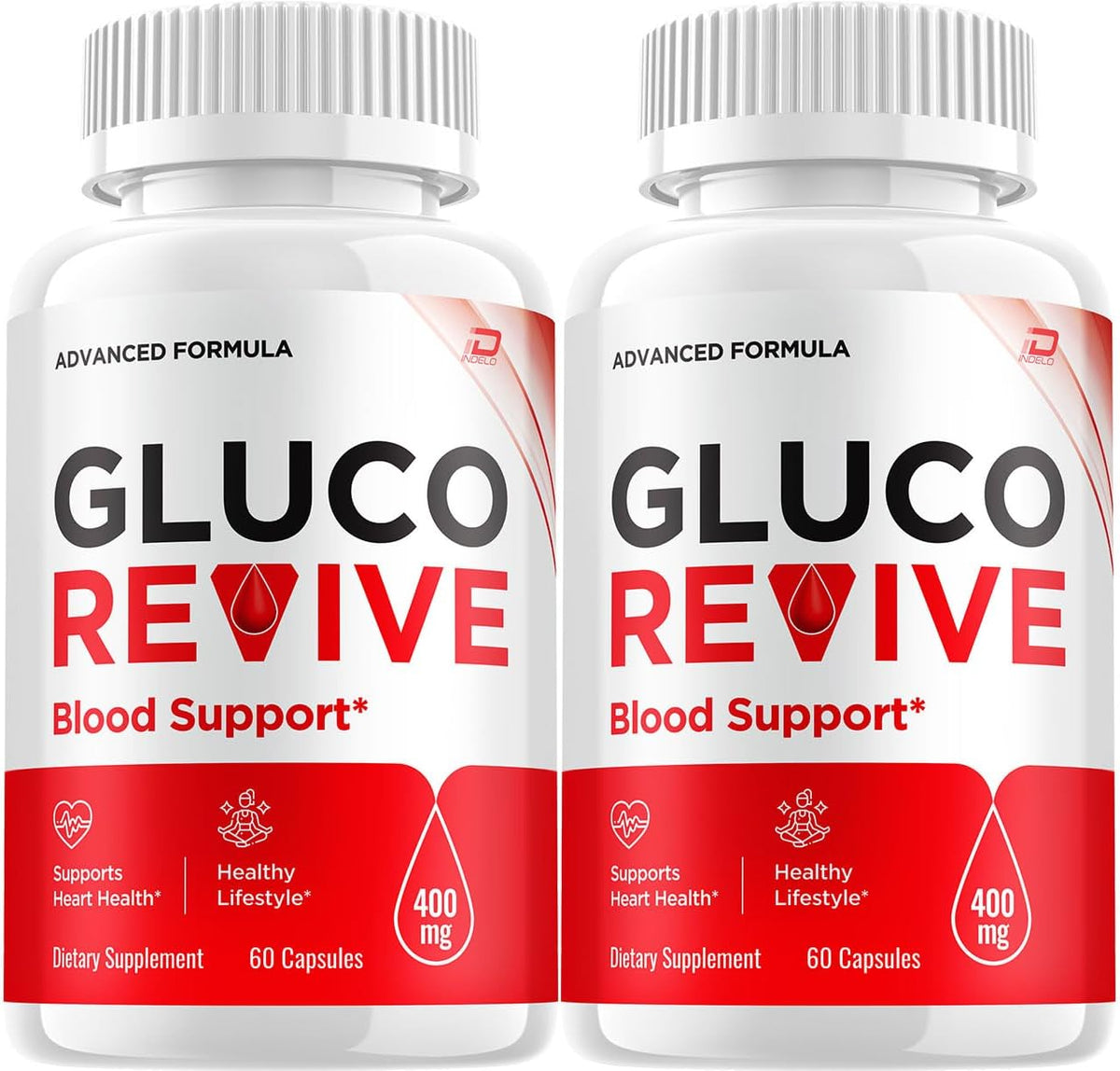 GlucoRevive Capsules – All-Natural Formula to Support Healthy Levels (2-Pack, 120 Capsules) - görsel 1