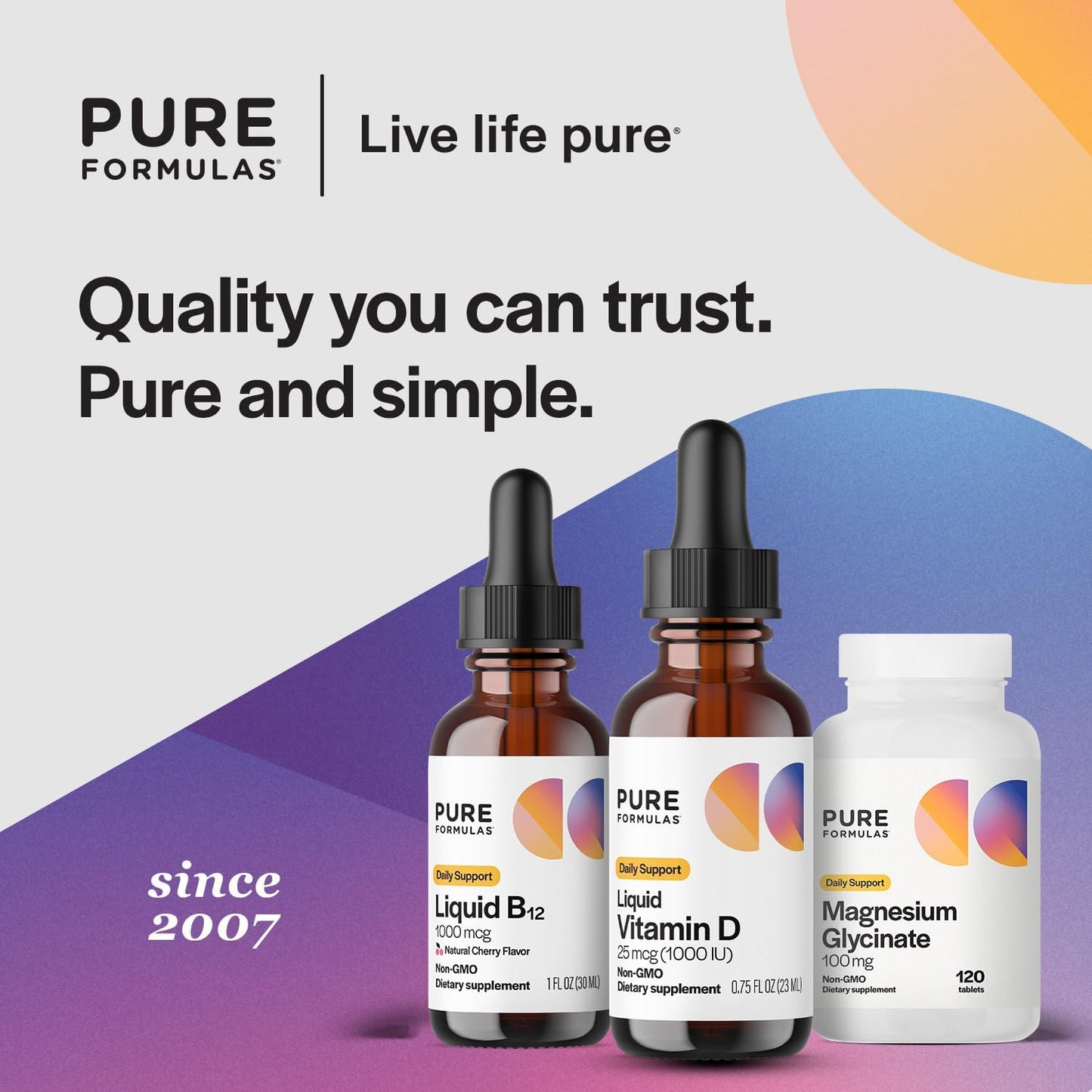 PureFormulas Liquid Vitamin D3 1000 IU Drops - Non-GMO, Vegetarian, 22 ml - görsel 6