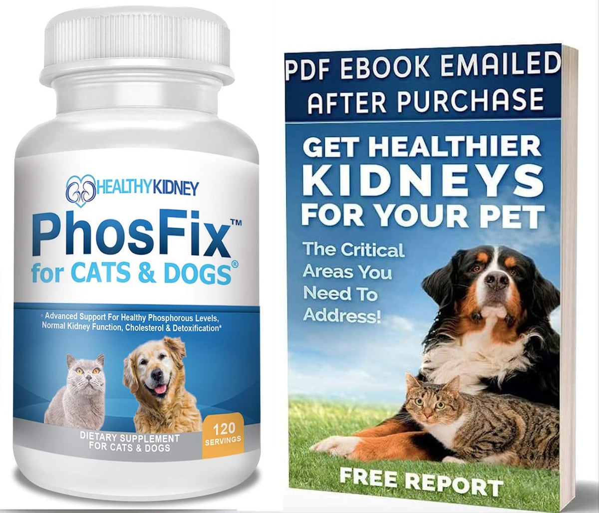 PhosFix for Cats & Dogs: Phosphorus Binder to Support Normal Phosphorus Levels and Kidney Function - görsel 1