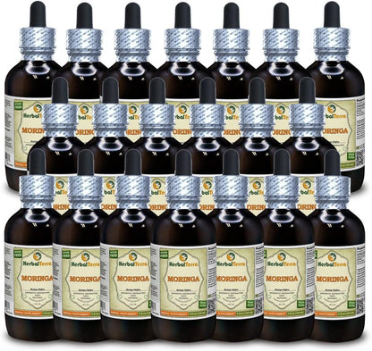 HerbalTerra Organic Moringa (Moringa Oleifera) Tincture - Dried Leaf Powder Liquid Extract, 946 ml
