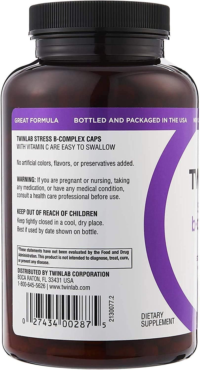 Twinlab B-Complex with Vitamin C - görsel 3