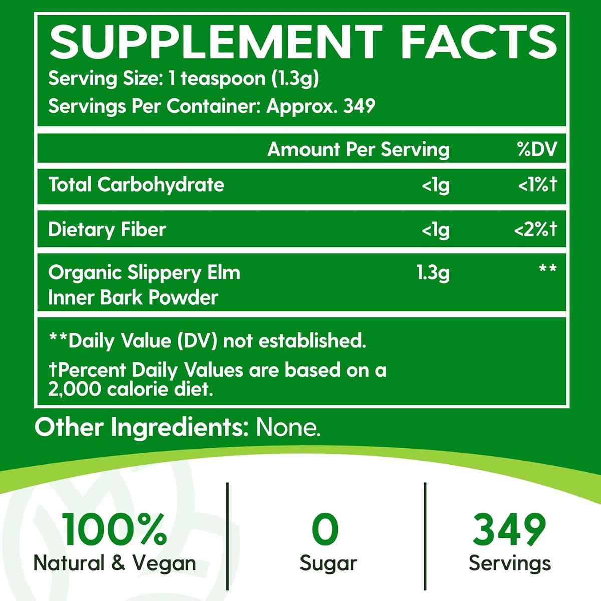 Meablewse Slippery Elm Bark Powder, 454g (349 Servings) - 100% Pure, Vegan, Non-GMO, Gluten-free - görsel 2