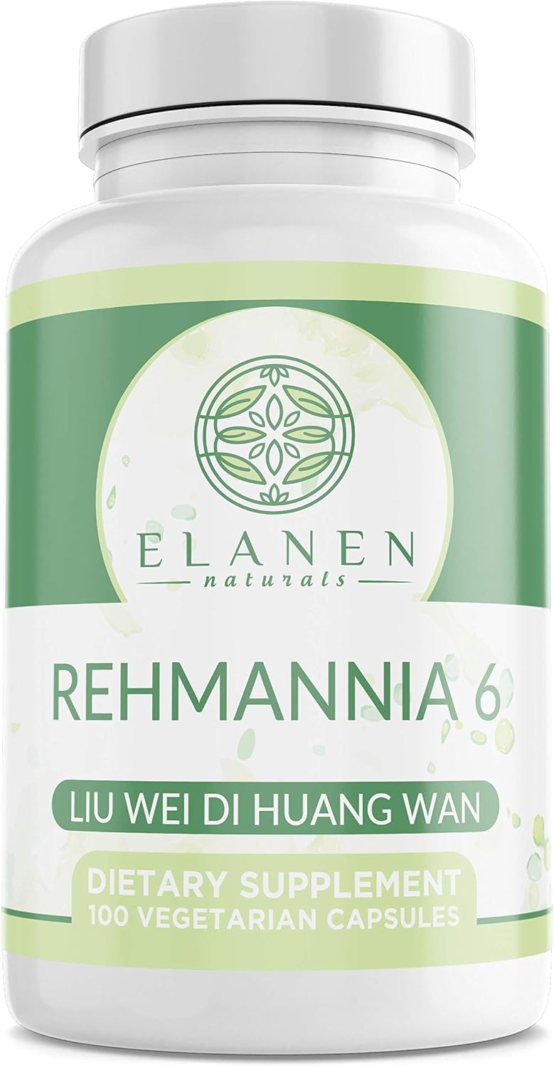 Liu Wei Di Huang Wan, Rehmannia 6, Six Flavour Rehmannia, 100 Vegetable Capsules - görsel 1