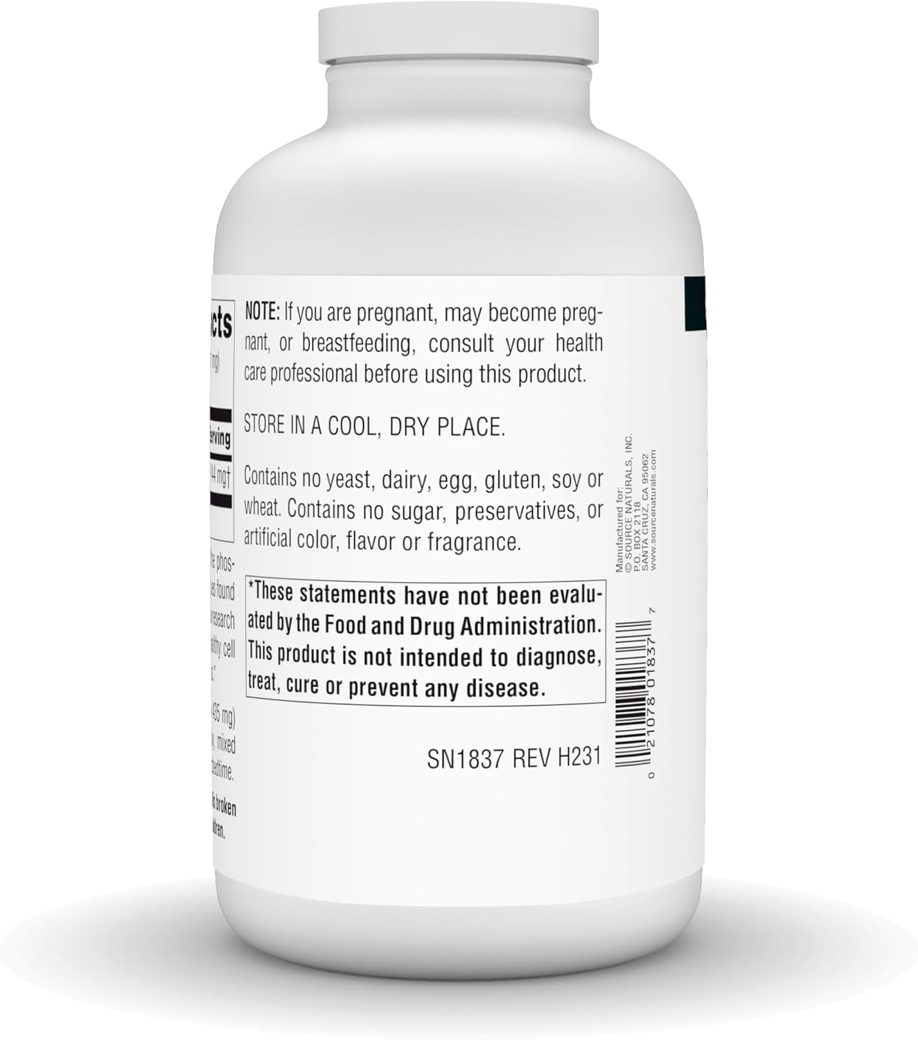 Source Naturals Pure Inositol Powder - Food Supplement, 454 g - görsel 3