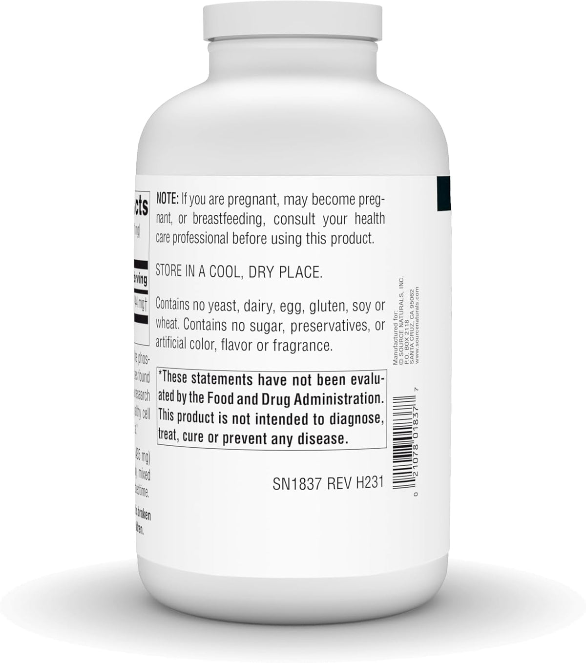 Source Naturals Pure Inositol Powder - Food Supplement, 454 g - görsel 3