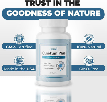 Quietum Plus – Herbal Extract Capsules – 60 Capsules