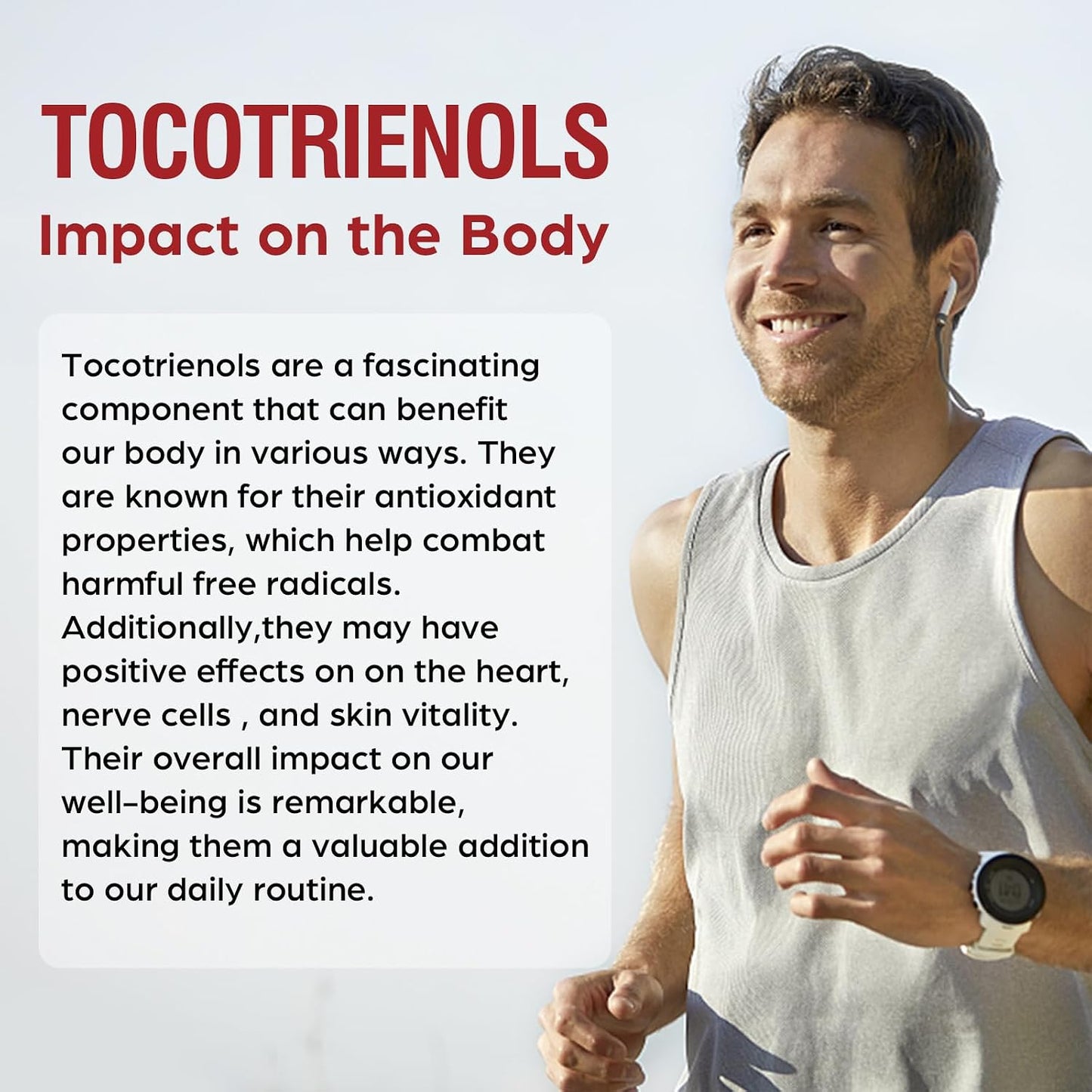 Kroppssund Tocotrienol Supplement 800mg - Tocotrienol Vitamin E - 60 Liquid-Filled Capsules - görsel 3