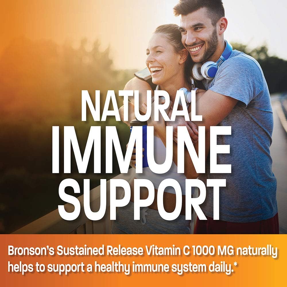Bronson Vitamin C 1000 mg Sustained Release Tablets – Non-GMO - görsel 4