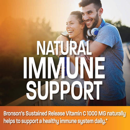 Bronson Vitamin C 1000 mg Sustained Release Tablets – Non-GMO